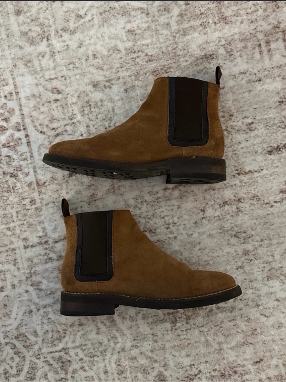 Thursday Boot Company Men's Tan Suede Chukka Chelsea Boots
